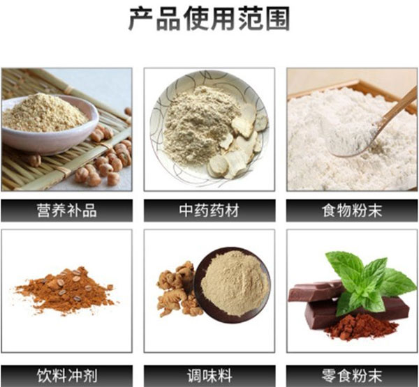 全自動(dòng)粉末定量包裝機(jī)產(chǎn)品使用范圍
